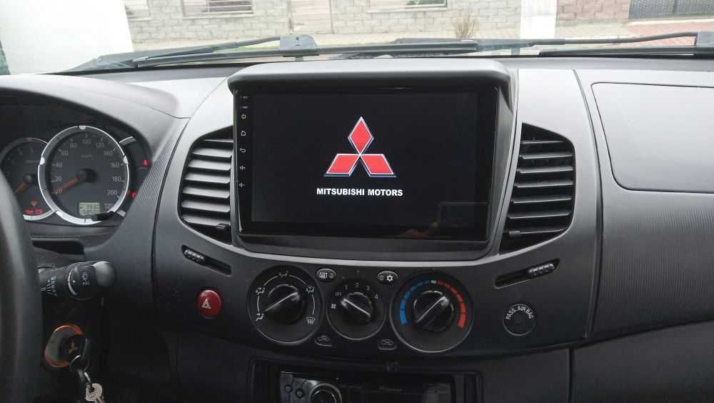 (NOVO) Rádio 2DIN 9" Mitsubishi L200 • [4+64GB] Android L-200 Strakar
