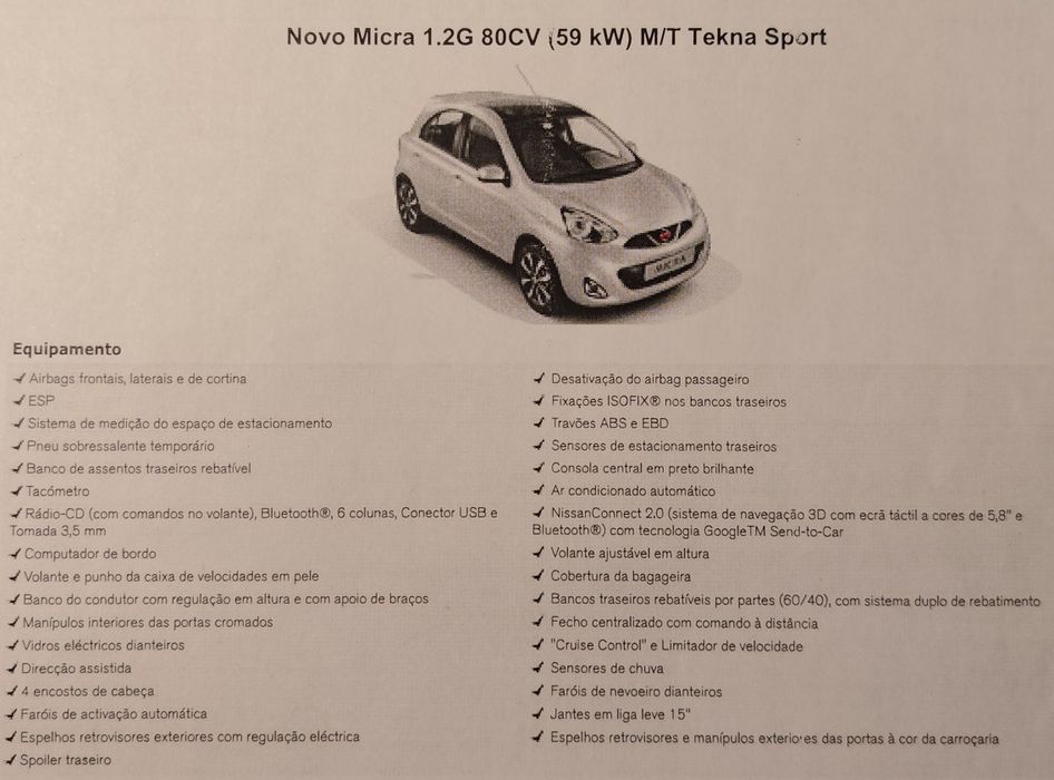 Micra 1.2G 80CV TEKNA