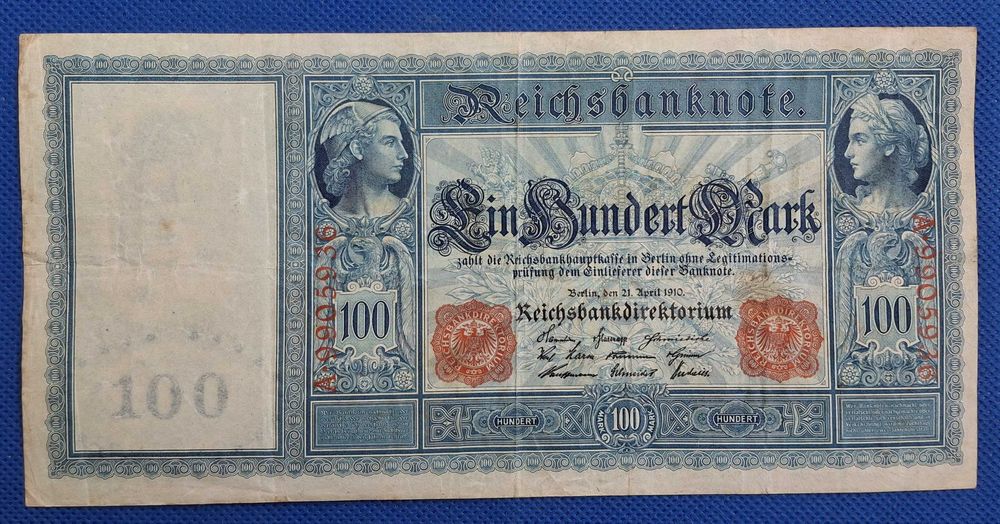 Alemanha - 100 Mark 1910 (MBC)