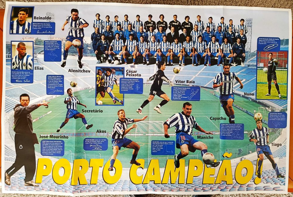 Poster gigante F. C. Porto - Campeão 2002-2003