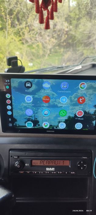 ESSGOO 991CP Автомобільний монітор 9" IPS – Carplay, Android Auto, Siri та Google Assistant