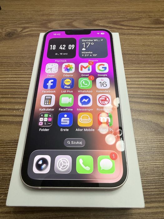 iPhone 13 256 GB Różowy / Pink – świetny stan + 3 etui MagSafe