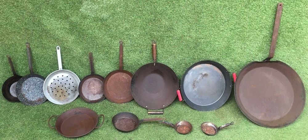 Frigideiras antigas - Para decoração rústica