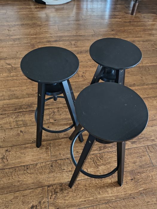Zestaw 3 stołków barowych Ikea