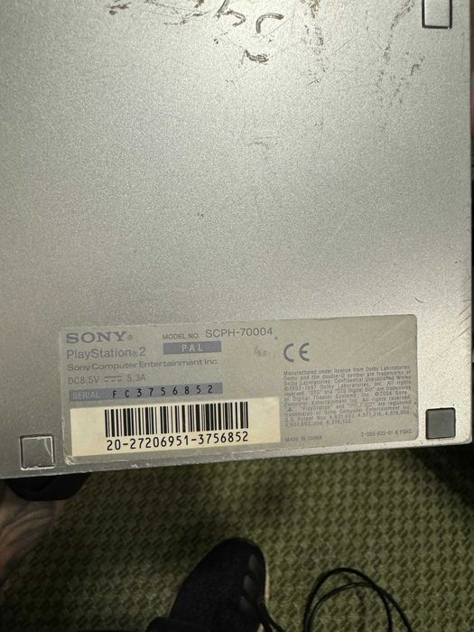 Playstation 2 slim silver + jogos