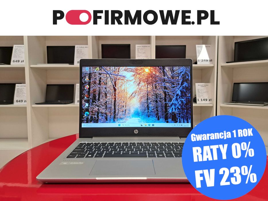 Laptop HP ProBook 440 G7 i5-10gen 16GB Win11 256SSD Filtr Prywatności