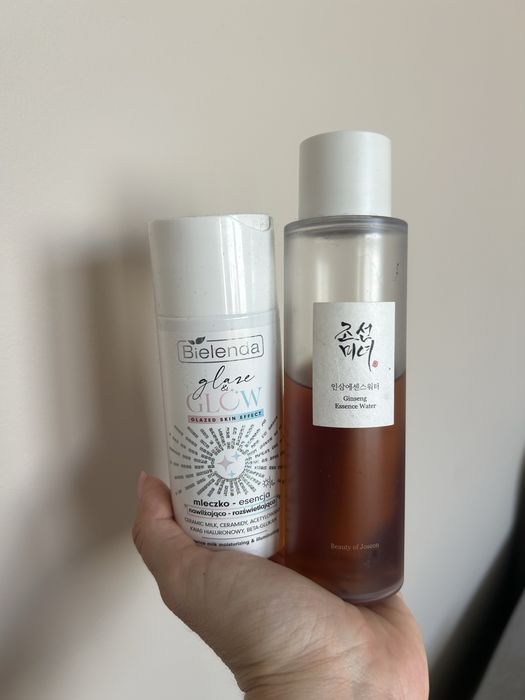 Bielenda glaze glow mleczko esencja beauty of joseon ginseng essence