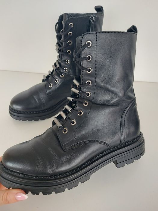 Buty botki skórzane Wojas w rozmiarze 38