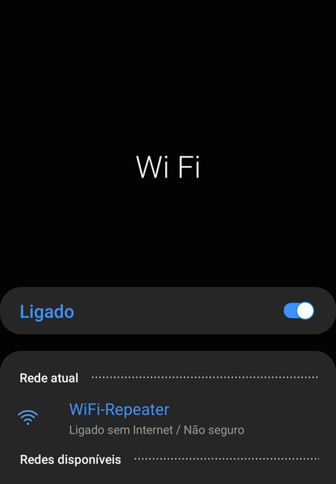 Novo Amplificador de  Wi-Fi em casa.