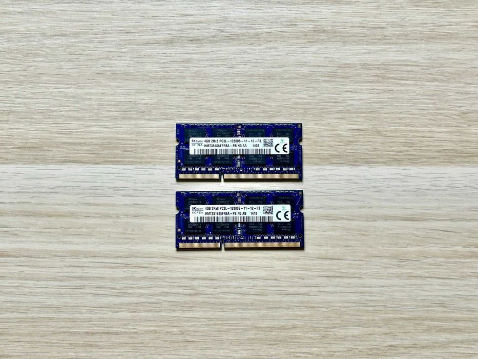 RAM SK Hynix 8GB 2x4GB DDR3 / DDR3L PC3L 12800S – sprawna / testowana