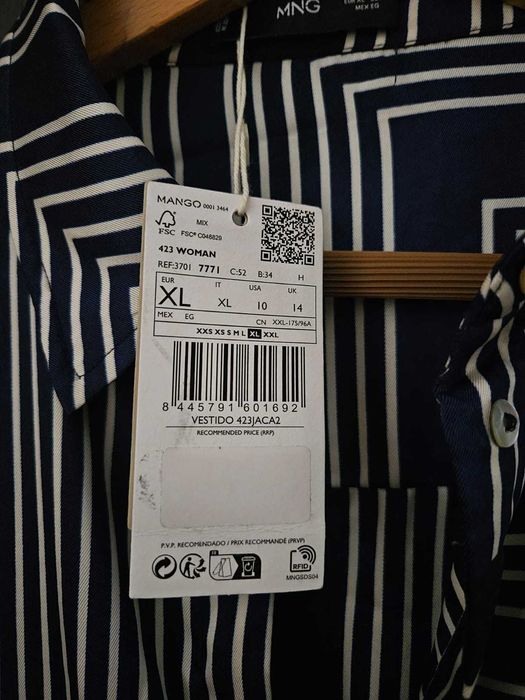 Нова сукня MANGO з біркою, розмір XL — візуально струнить