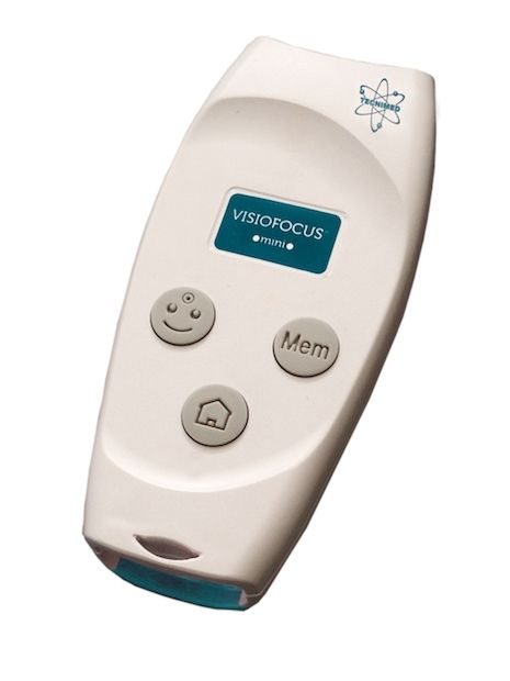 Termometr Bezdotykowy Tecnimed Visiofocus Mini Na Podczerwień Do Czoła Szybki Pomiar Temperatury Cyfrowy Wyświetlacz LCD