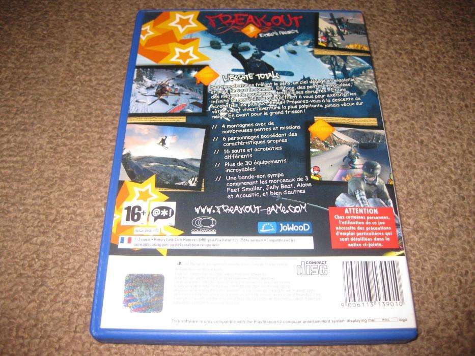 Jogo "Freak Out- Extreme Freeride" para PS2/Completo!