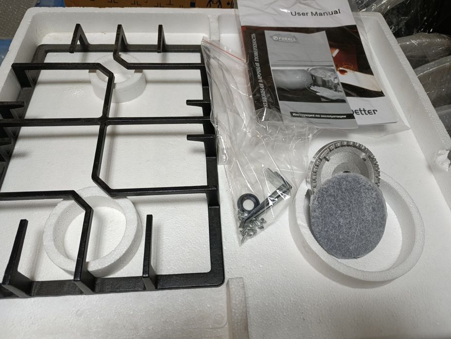 Варочная газовая+индукционная плита на запчасти