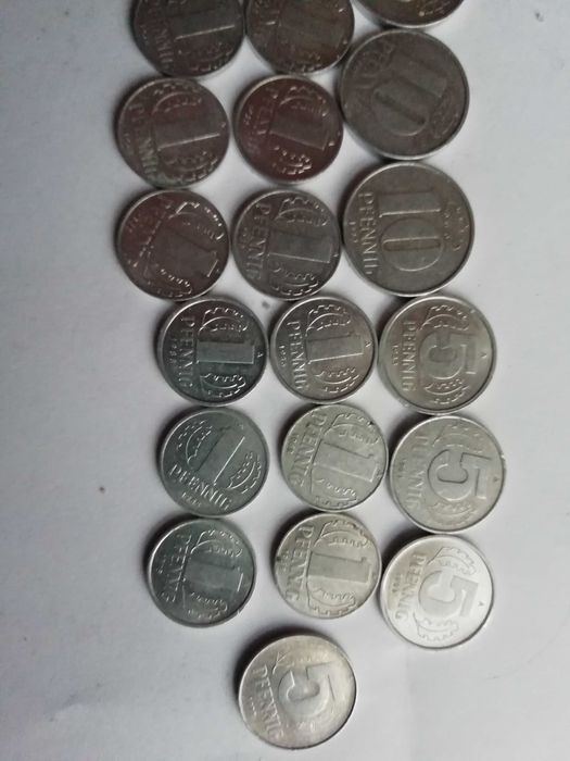 Stare monety z dawnego NRD i RFN Zielona Góra • OLX.pl
