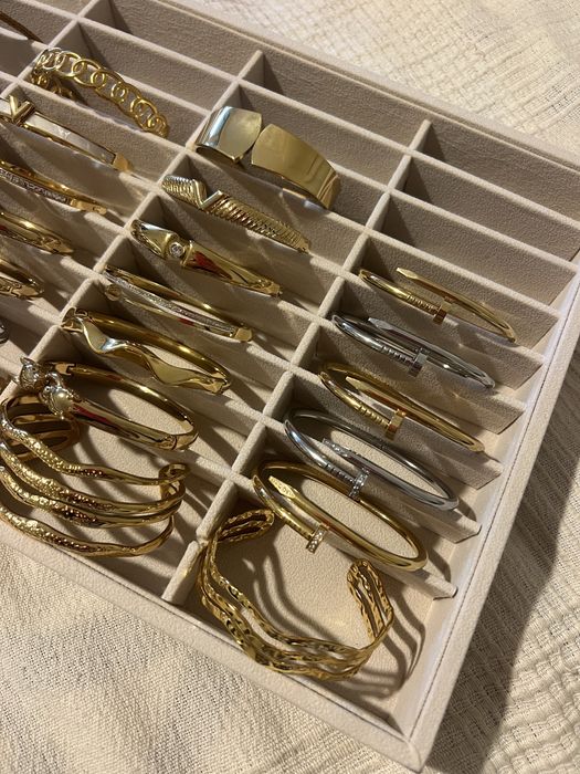 pulseiras em aço inoxidavel