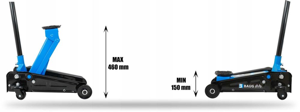 PODNOŚNIK SAMOCHODOWY Hydrauliczny Żaba Lewarek 3T Tony Mocny Solidny