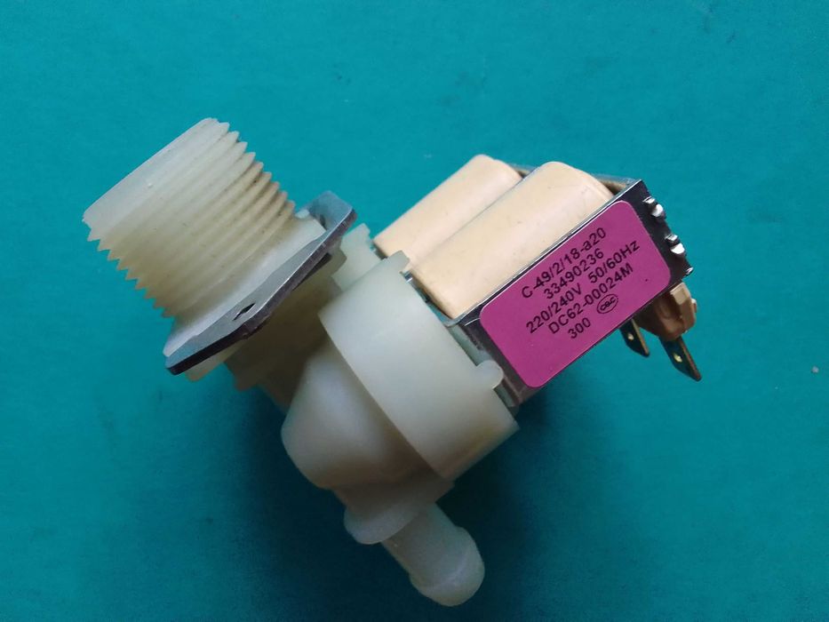 Elektrozawór wody (podwójny-prosty) do pralki SAMSUNG i inne,typ 349.