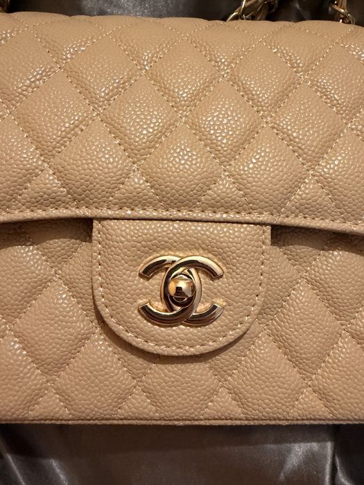 Chanel torebka skóra naturalna caviar