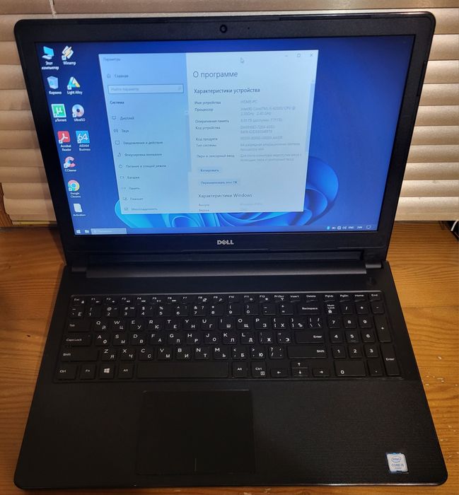 Ноутбук 15,6" Dell core i5(4ядра)/8Gb/128Gb SSD