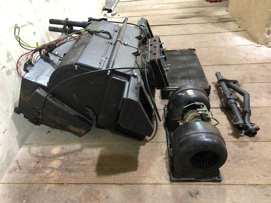 Пічка в зборі MAN L2000 | моторчик, радіатор, кран, корпус, перемикач