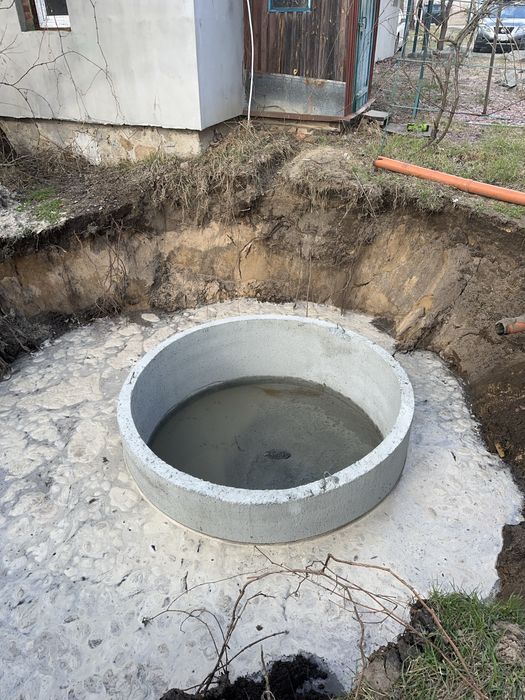Септик під ключ, копка комуникации, дренажние поля, вигрибние ями