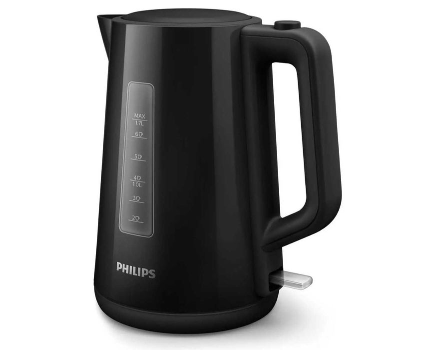 Czajnik Elektryczny 1.7L 2200W Czarny Z FILTRACJĄ Obrotową Podstawą