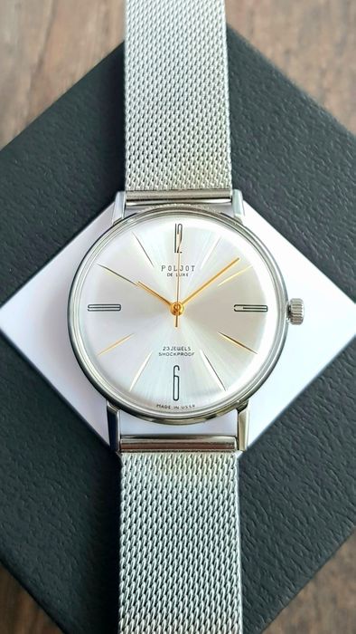 Годинник механічний Poljot de luxe 23 jewels Полёт Мех. cal. 2209 SU