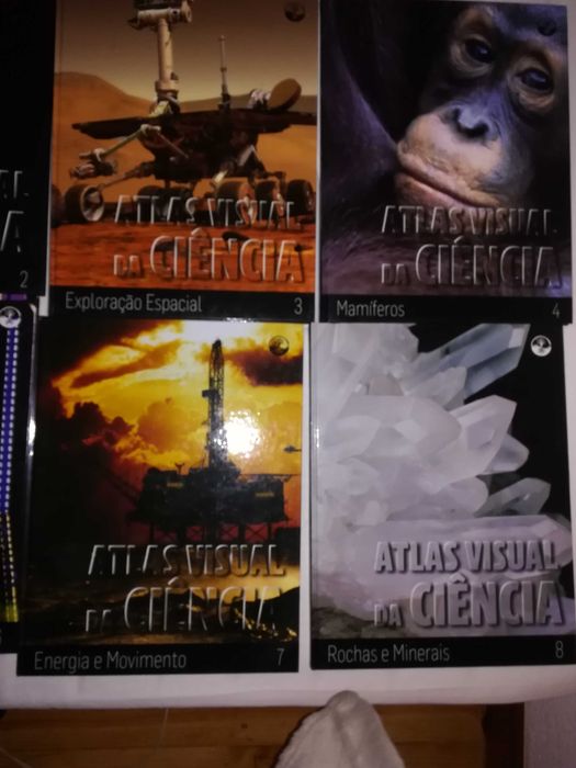 16 livros, atlas visual da ciência