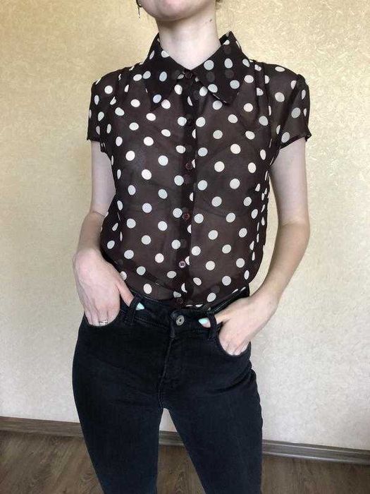 Блуза с коротким рукавом