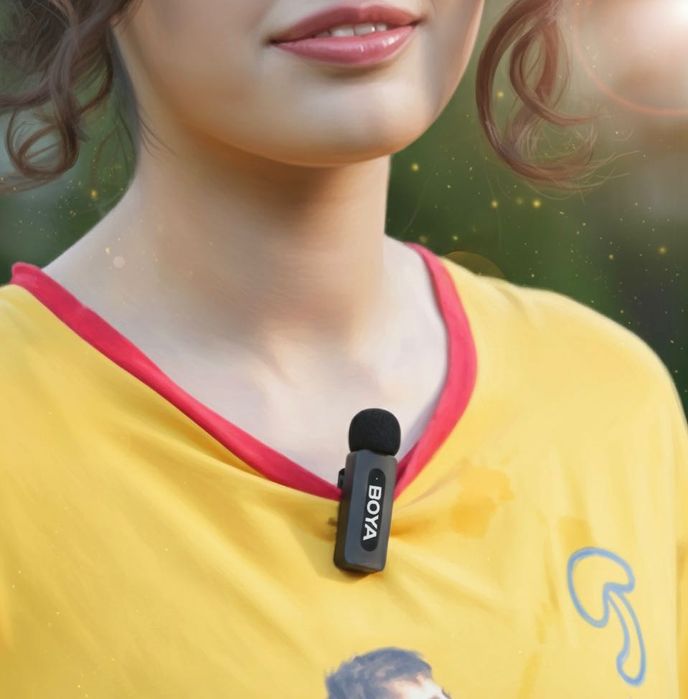 Петличний мікрофон для IPhone Boya бездротовий петличка микрофон айфон