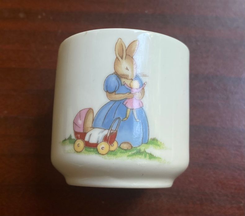 Винтажная фарфоровая пашотница Royal Doulton "Bunnykins", Англия