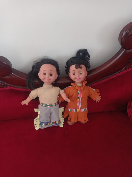 Lalki Vintage Kafutoy indianki