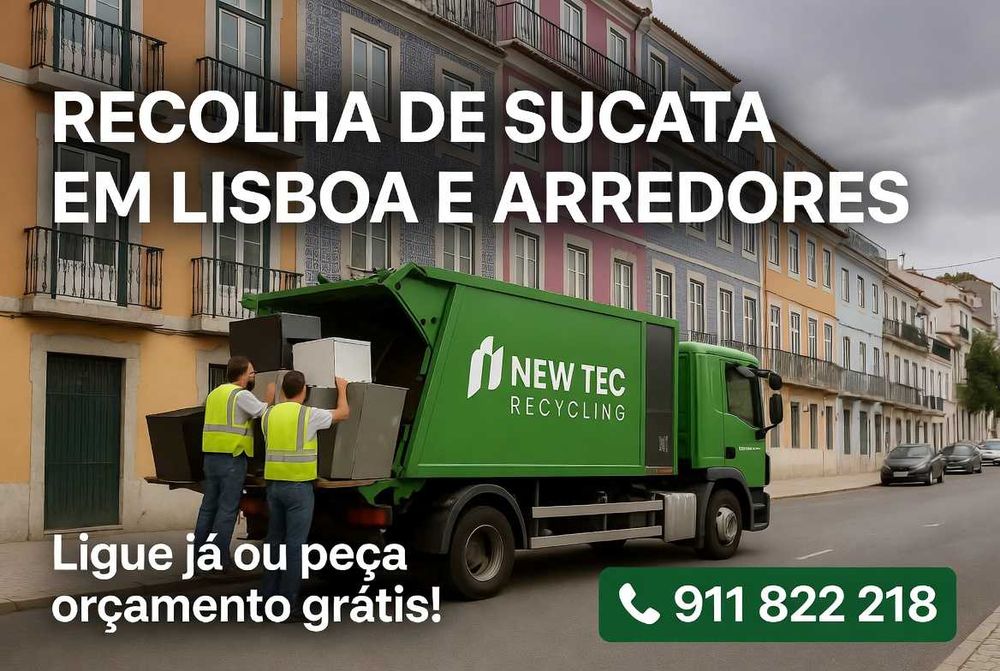 Recolha de Sucata – Metais, Informática, Armazéns | Grande Lisboa