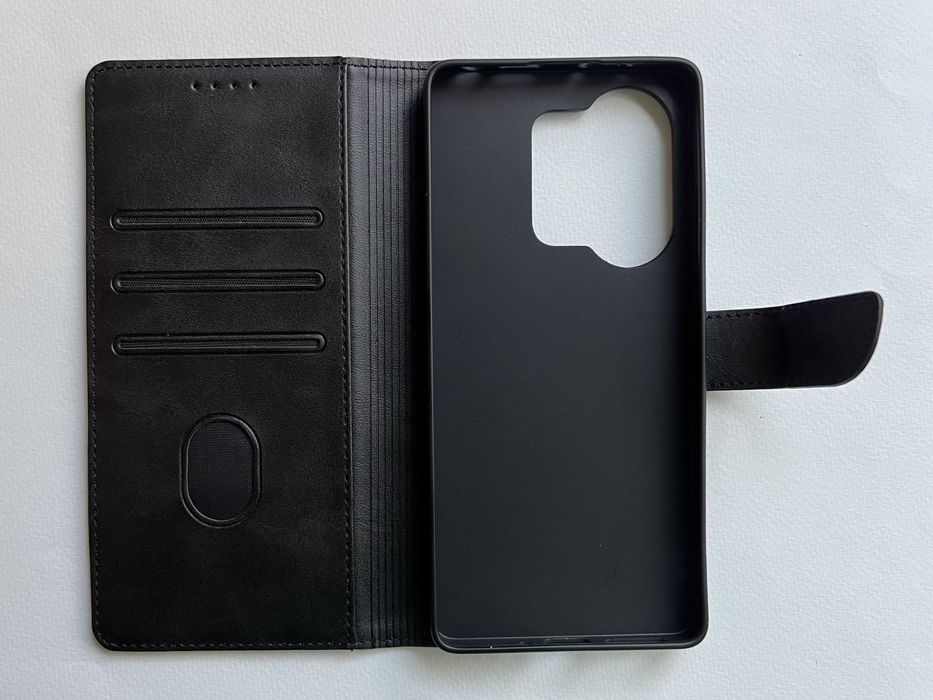 Redmi Note 13 Pro 4G, Poco M6 Pro чохол-книжка Wave Fold чорний чехол