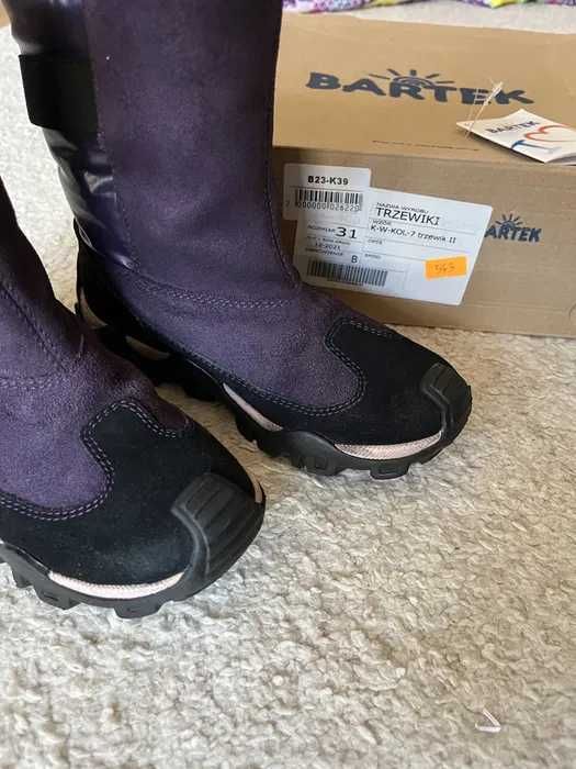 Śniegowcy Buty na zimę Bartek zamsz