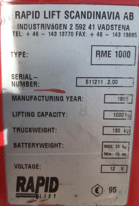 Porta-Paletes Tesoura Elétrico