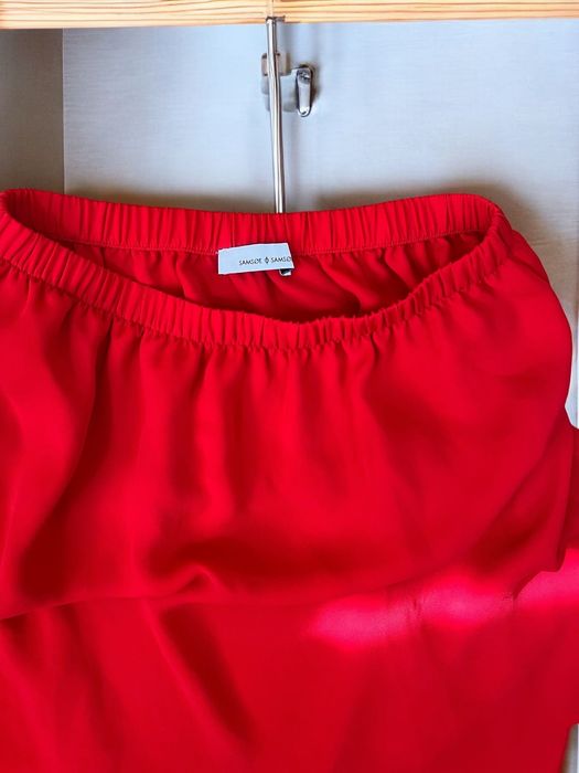 Samsoe Samsoe Gao Skirt roz. XXS czerwona spódnica
