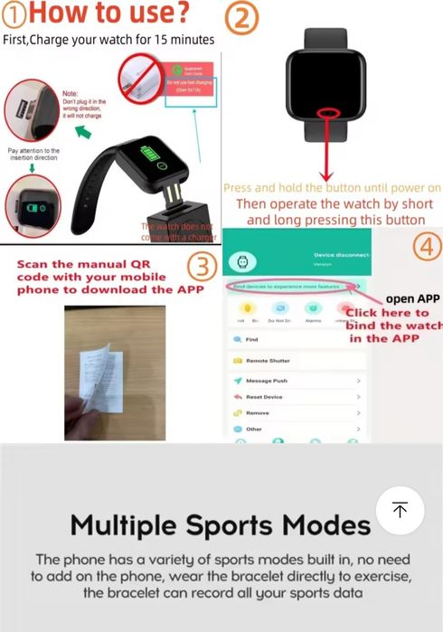 Smart wach/Smart bracelet