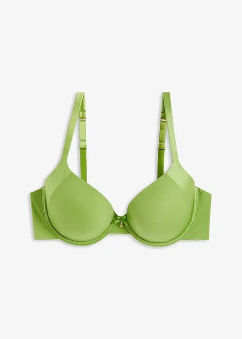 B.P.C zielony biustonosz push-up na fiszbinach ^70A