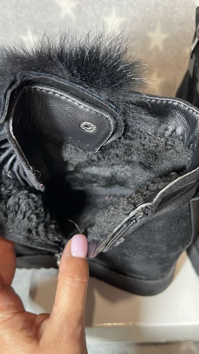 Ботильйони зимові жіночі на танкетці