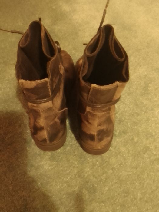 Botki skórzane Venturini