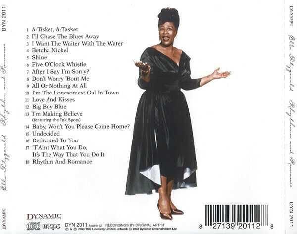 Cd rhythm and romance-ella fitzgerald