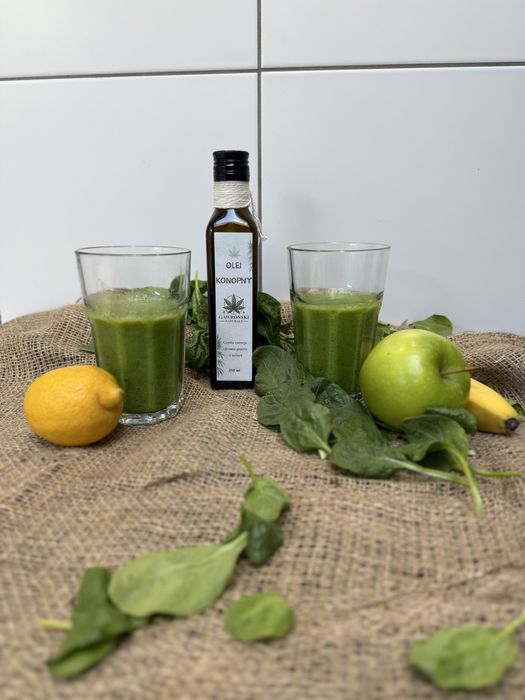 Olej z nasion konopi siewnej tłoczony zimno 250 ml Gawroński Naturals