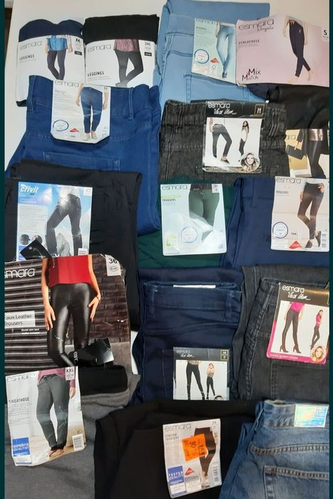 Штани, легінси, джинси жіночі сток