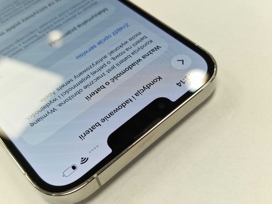 Iphone 13 PRO MAX 256GB/ Silver/ 75%/ Grade A- + ładowarka