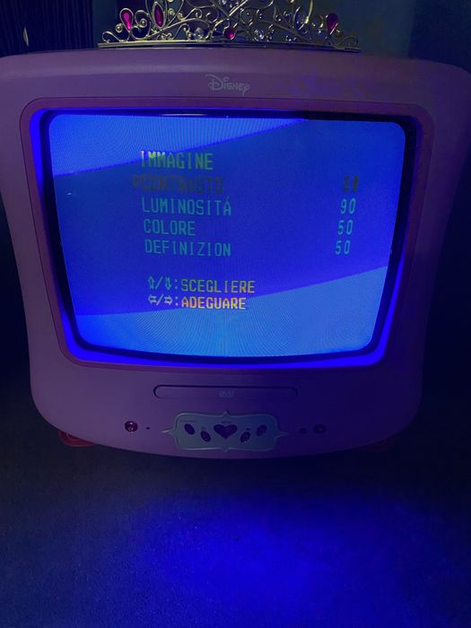 TV Disney Princess Retro CRT+DVD - Raridade/Colecionador