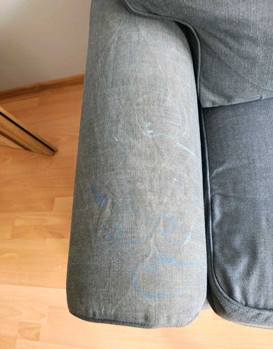 Duży Narożnik IKEA EKTORP Stan Bdb Ciemnoszary sofa kanapa