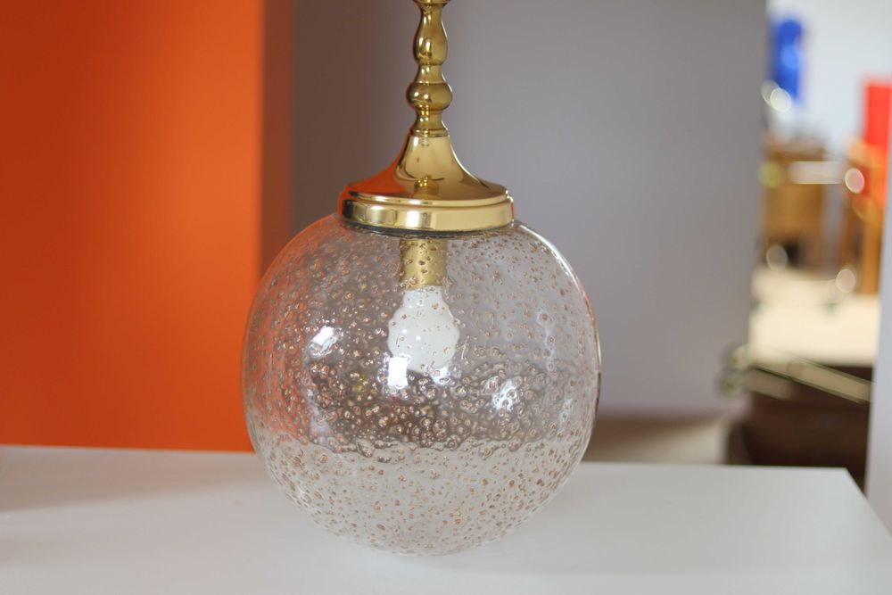 Lampa sufitowa wisząca kula lata 60 / 70 vintage