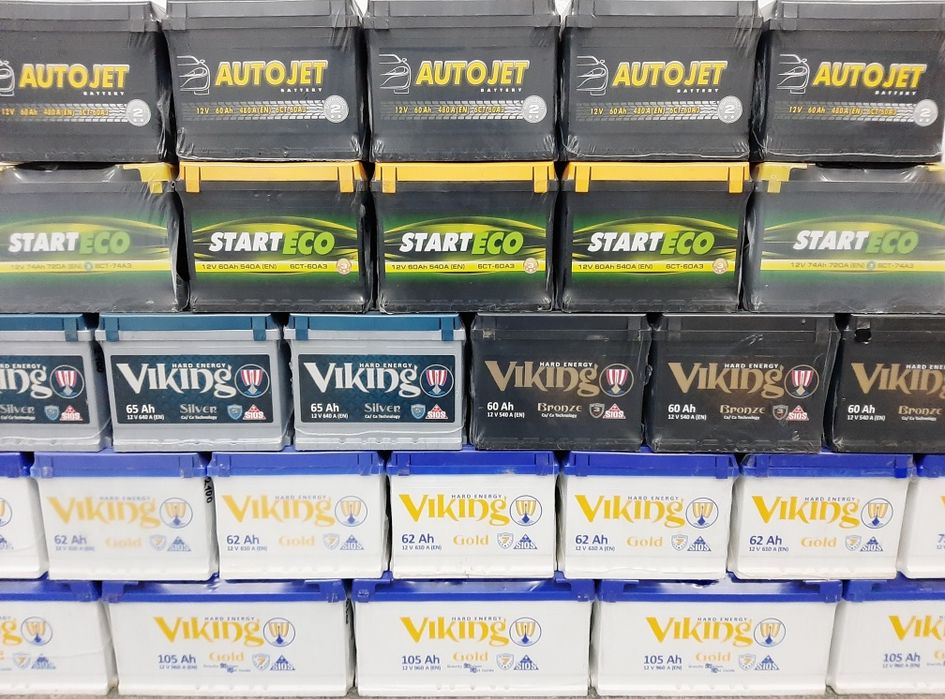Хiт-Продаж.Вся Лiнiйка Акумуляторів BOSCH,VARTA,STROOM,VIKING, TOPLA